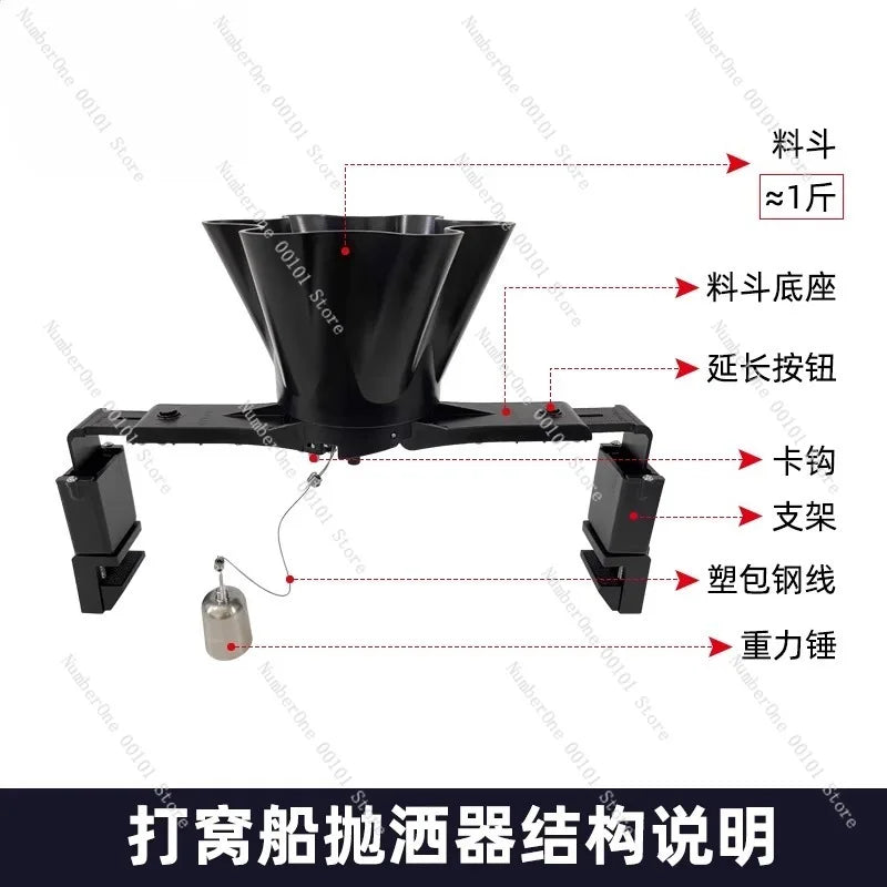 Boat Spiller Accessory Suitable for Multiple Pit Boat Sizes,Practical Replacement Part for Maintenance and Waterway Boat Use