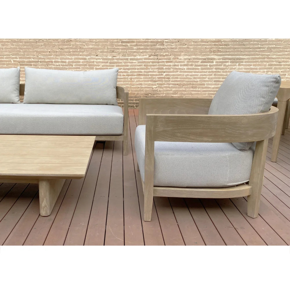 Patio Aluminum Furniture Comfortable Thick Upholstered Cushions Quick Dry StyleSofa Set for Garden Living Room Courtyard