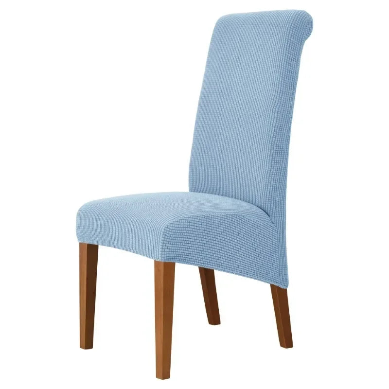 Large Size Banquet Adjustable Chair Cover Jacquard Chairs Spandex Cover Seat Covers for High Back Chairs Dining Room Hotel Home