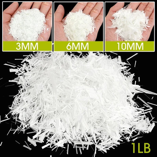 3/4/6/10/20mm Glass Fiber GFRC Choped Strands Fibers for concrete cement countertops Glass Fiber GFRC  Strands 1 LB