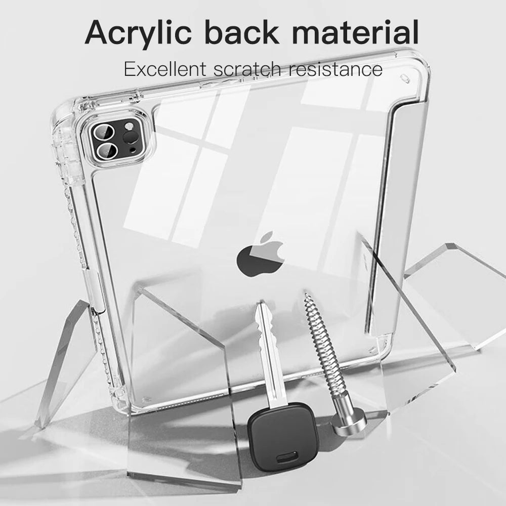 For IPad Case 10.2 9th 8th 7th 10 10th Generation Pro 11 13 2025 12.9 2022 Cover Pencil Holder Funda for IPad Air 5 4 10.9 Cases