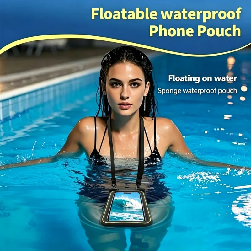 WaveSafe Float — Waterproof Phone Pouch with Crossbody Strap
