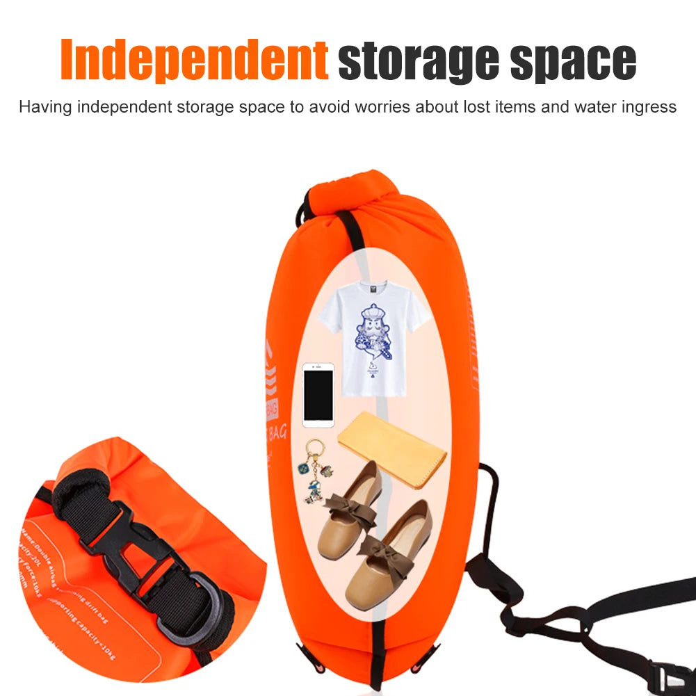 Waterproof Dry Bags Backpack For Kayaking Boating Swimming Outdoor Water Sport Swimming Storage Float Dry Bag Double Air Bag