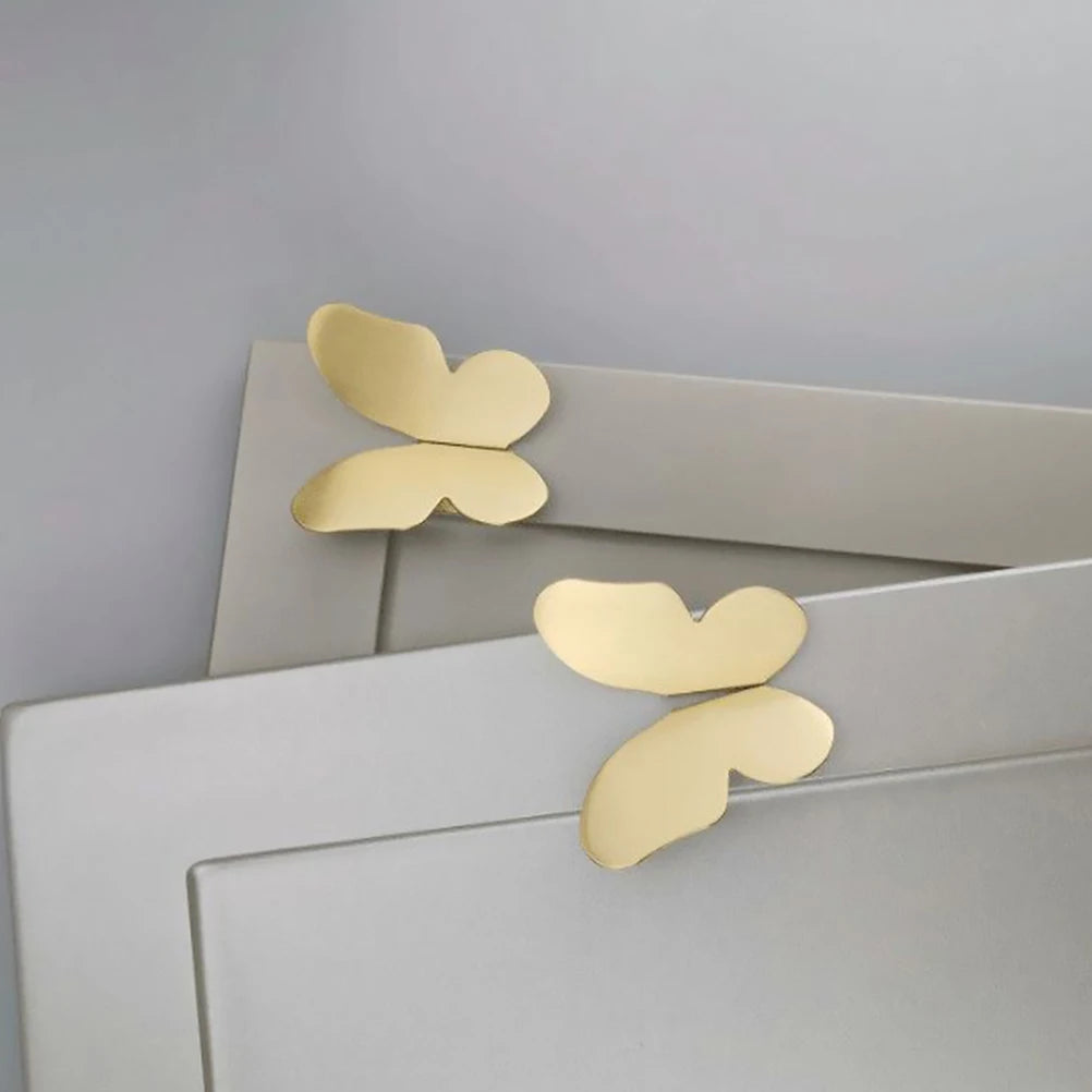 Furniture Hardware Butterfly Shape Cabinet Door Pulls Handle Dresser Pull Handles Cabinet Drawer Knobs Accessories Hardware Tool