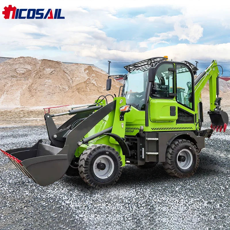 18-25 4x4 Backhoe Loader Multifunctional 2 in 1 Excavator Loader CE EPA for Construction Farm