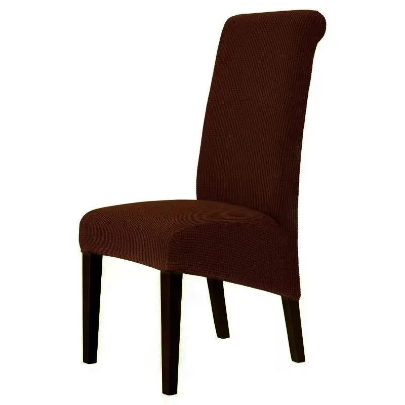 Large Size Banquet Adjustable Chair Cover Jacquard Chairs Spandex Cover Seat Covers for High Back Chairs Dining Room Hotel Home
