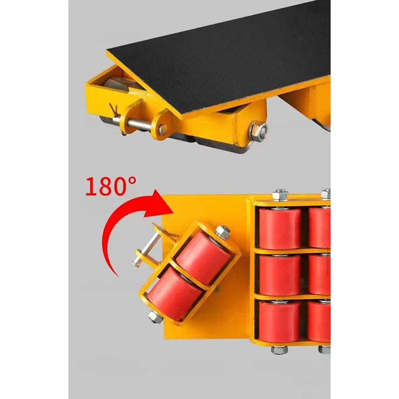 6 Tons Platform Wheel Load Industrial Weigh Large Handling Wheel Truck Heavy Equipment Mobile Universal Tank Wheel