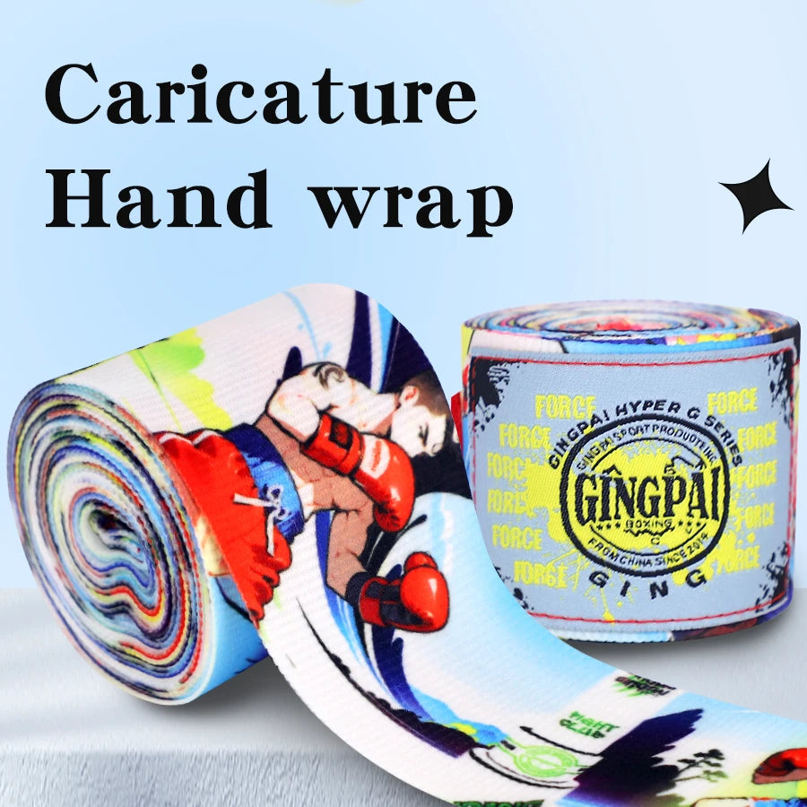 Boxing straps, hand straps, adult and children's hand wraps, fitness combat Muay Thai elastic straps, hand cloth bandages