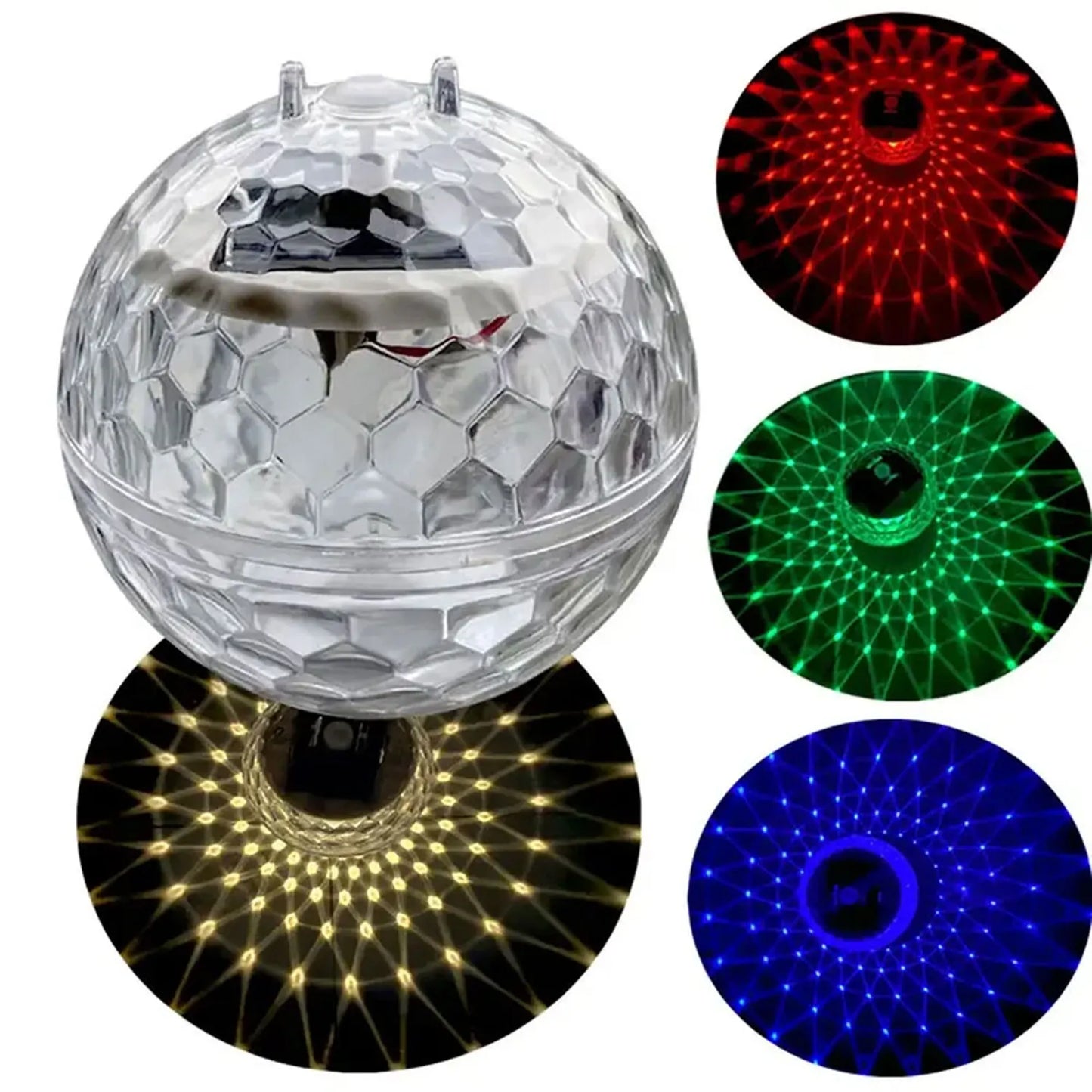 Floating Pool Lights, Floating Solar Pool Lights with RGB Color Changing Waterproof Pool Lights That Float for Swimming Pool