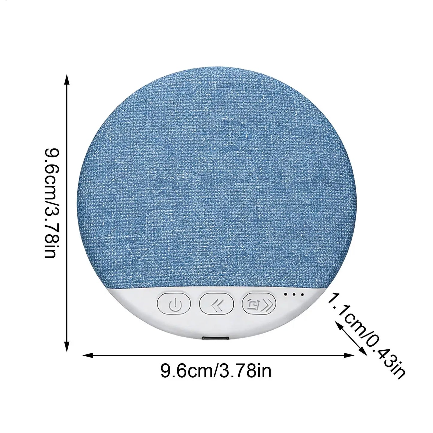 Sleep Speaker with White Noise and Timer Under Pillow Speakers for Sleeping for Bed Bedroom Bedside Meditation Home Hotel