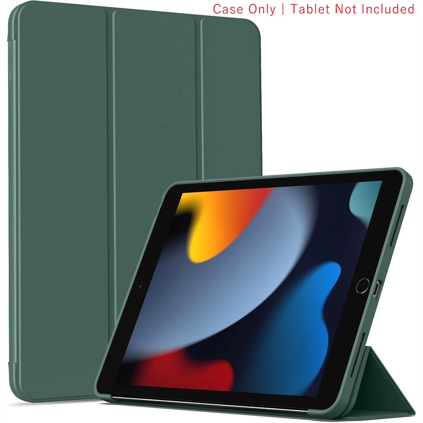 Tri-fold Flip Case For iPad 7th 8th 9th Gen 10.2 inch 7/8/9 A2198 A2604 A2270 A2430 Magnetic Stand PU Leather Protective Cover
