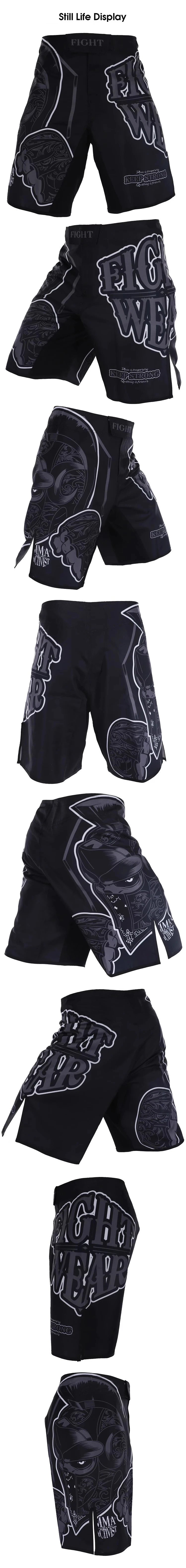MMA Fight Sports Standing Running Comprehensive Fighting Training Shorts Fitness Jiu Surgery Pants Muay Thai Muscle Men
