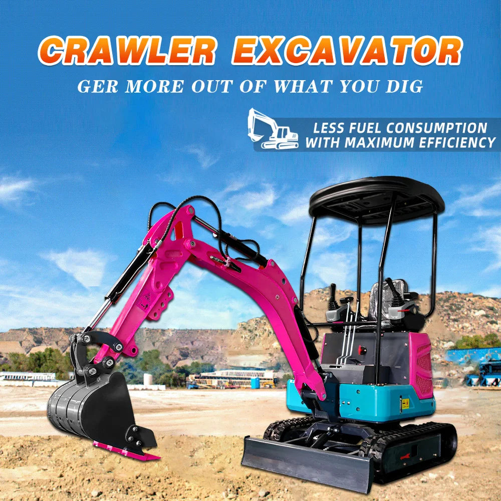 Heavy Duty Customized Small Excavator 3 Ton Crawler Digger with Attachments for Construction Farm Use Mini Excavator CE/Euro 5