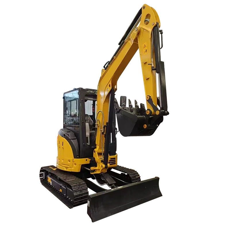 3.5-ton diesel small excavator, 3-ton crawler crane, powerful lifting and excavation force of excavator