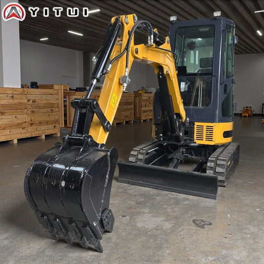 Customized Hot Sale Mini Excavator 3.5 Ton Energy-Saving Compact Digger with Custom Color Option for Farm & Landscape Projects