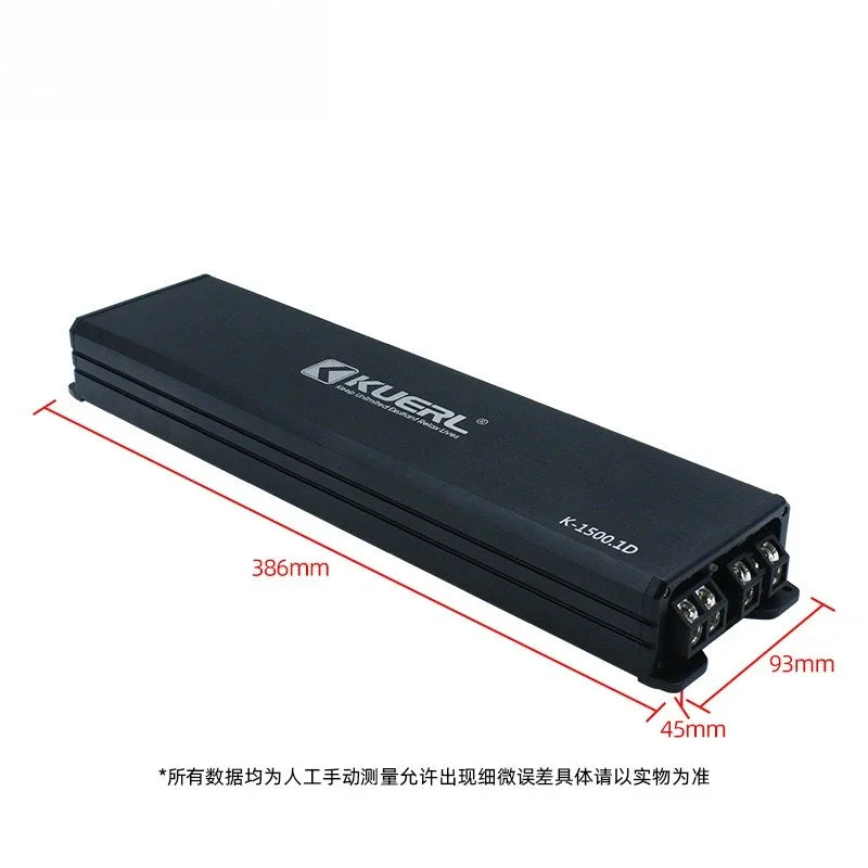useful 1500W Car Audio Modified Single-channel Mono Amplifier Digital Car Power Amplifier