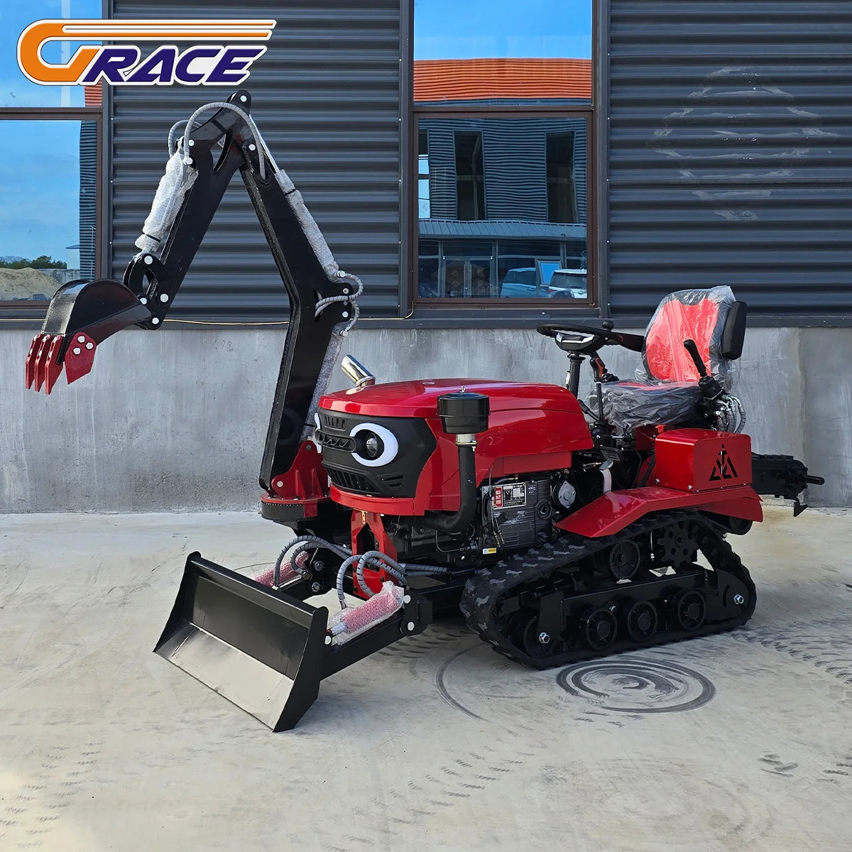Customized 35HP Diesel Tractor with Hydraulic System for Heavy Duty Farm Operations Transport Jobs with Excavator for Sale