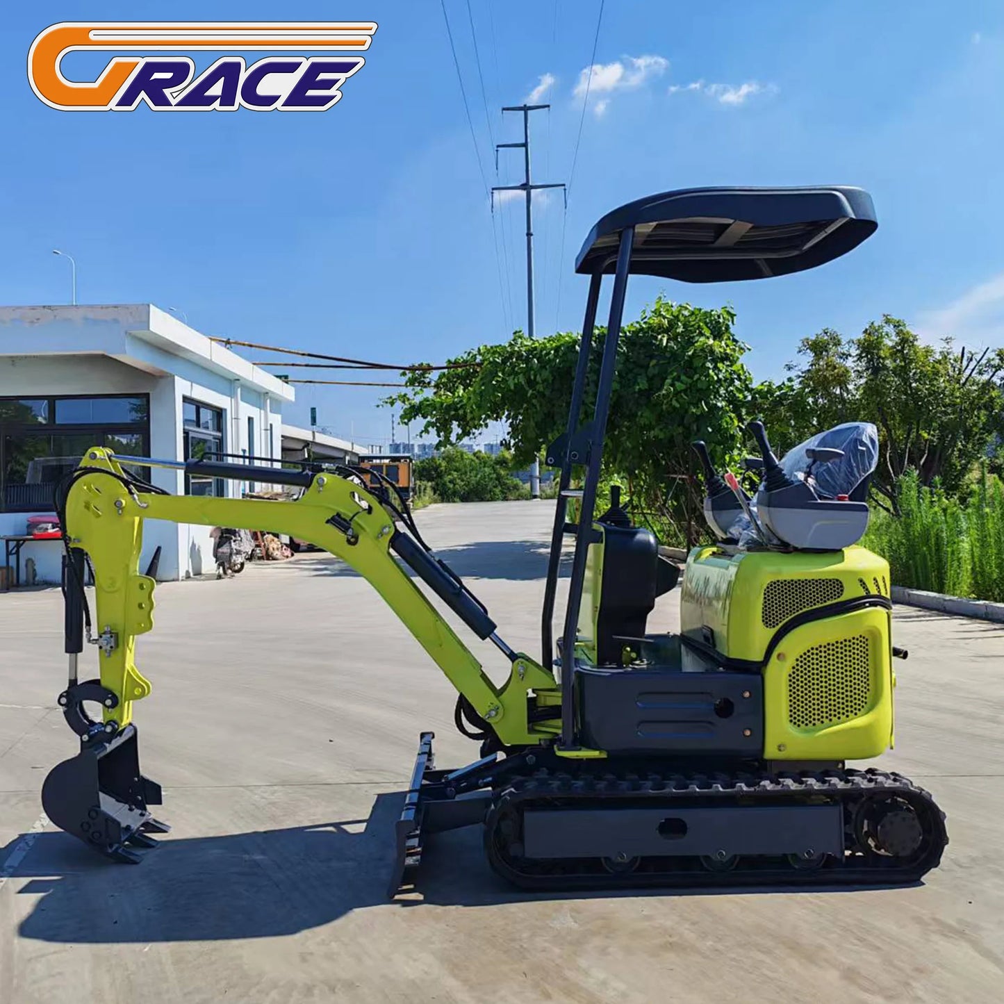 1.8ton Hydraulic Mini Kubota-Compatible Excavator - Diesel-Powered Compact Crawler Construction Digger
