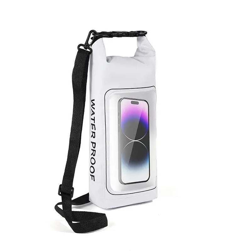 2L PVC Swimming Waterproof Bag Universal Waterproof Phone Cases Bag For Trekking Drifting Rafting Surfing Boating Storage Bag