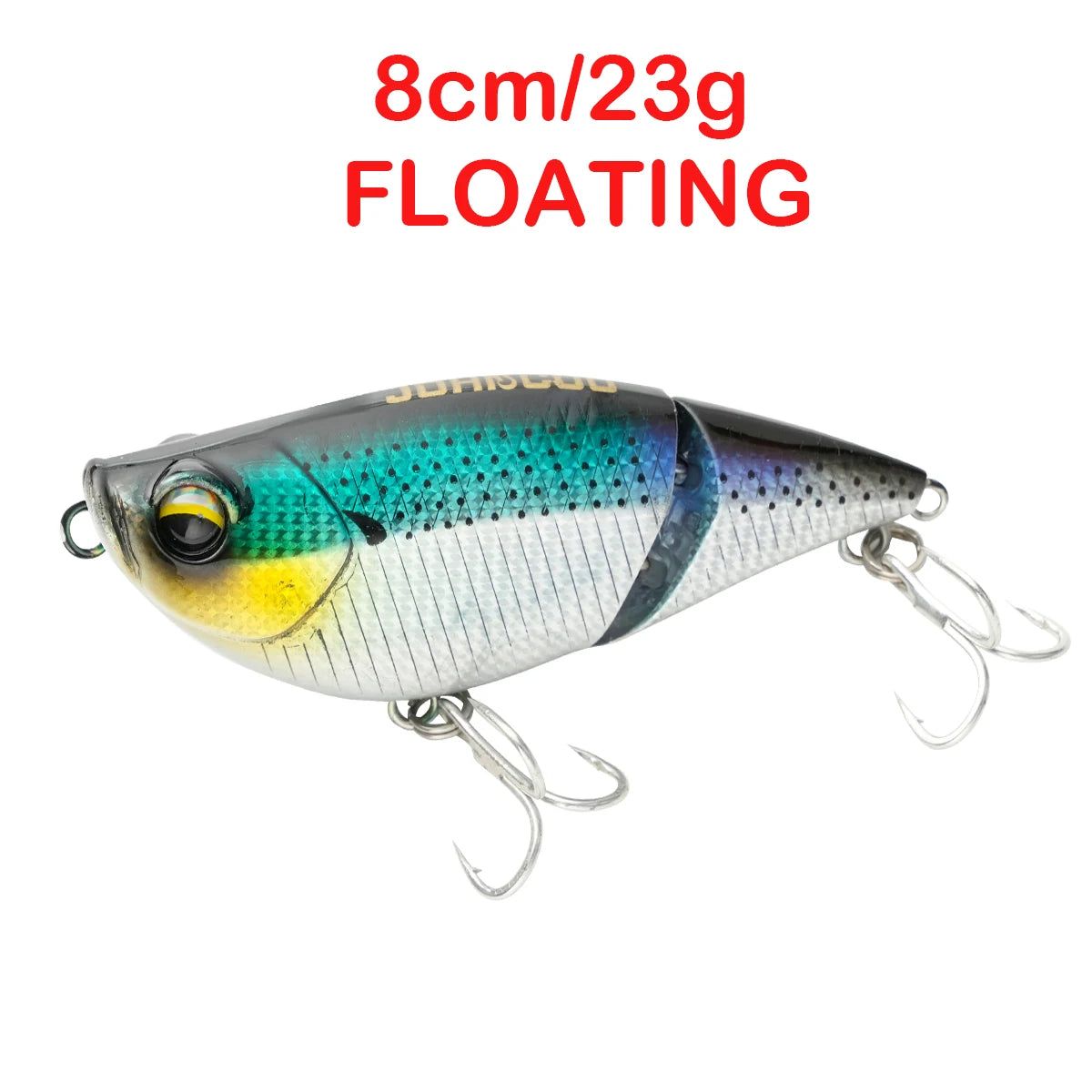 Floating Sinking Baits 2 Sections 8cm Multi Jointed Swimbait VIB Fishing Lures Swimbait for Fishing Pike Bass Fishing Tackle