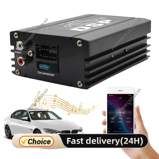 Car DSP Digital Audio Processor 4-Channel DSP Car Power Amplifier Audio Digital Sound Processor for Car Audio Enhancement