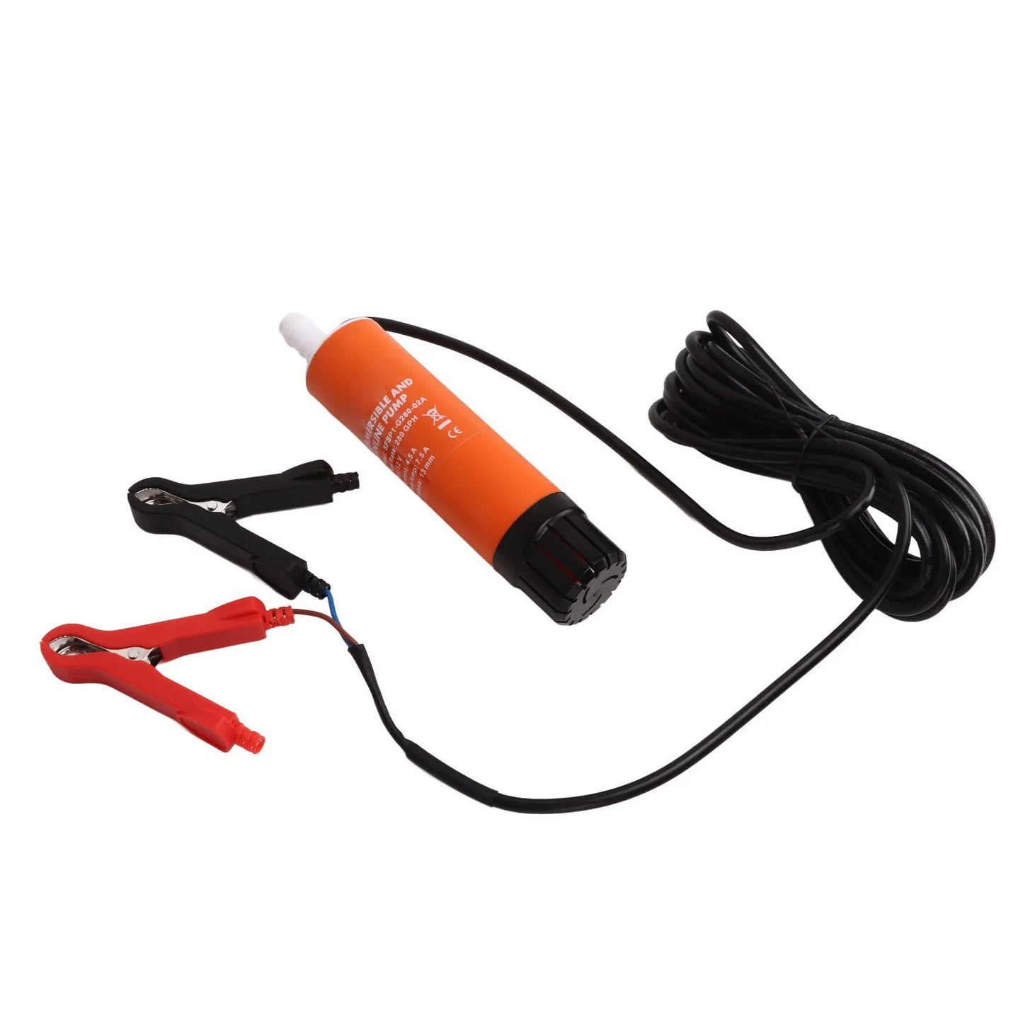 12V Boat Bilge Pump 280GPH Low Noise Portable Inline Submersible Pump for RV Yacht Marine