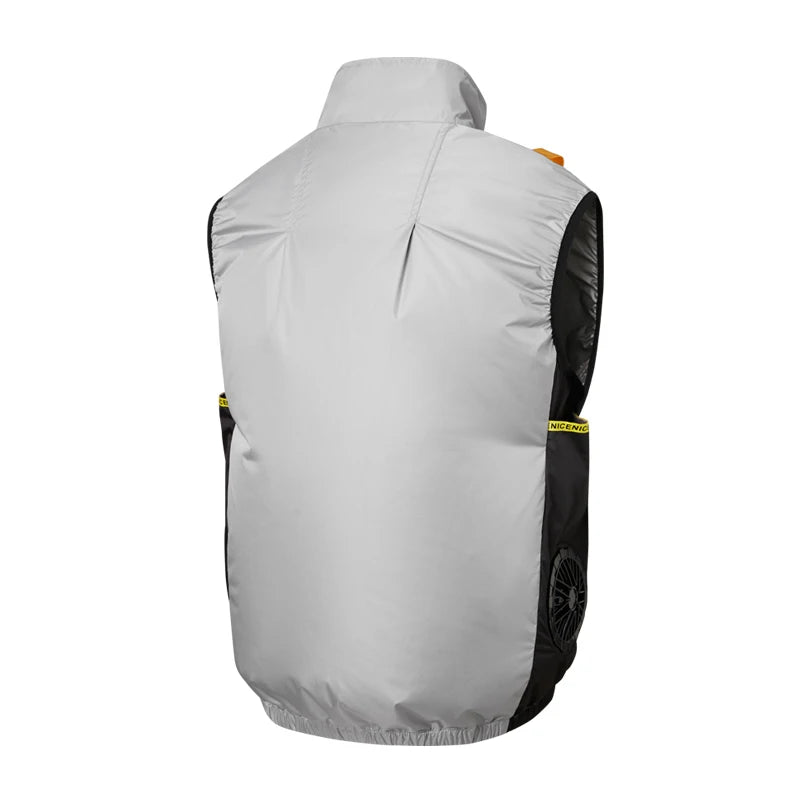 Summer Sports Fan Air-Conditioning Clothing, Cool and Lightweight for Men and Women, Travel Brand Outdoor Vest, Jacket, Sun Protection Windbreaker, Fishing Workwear