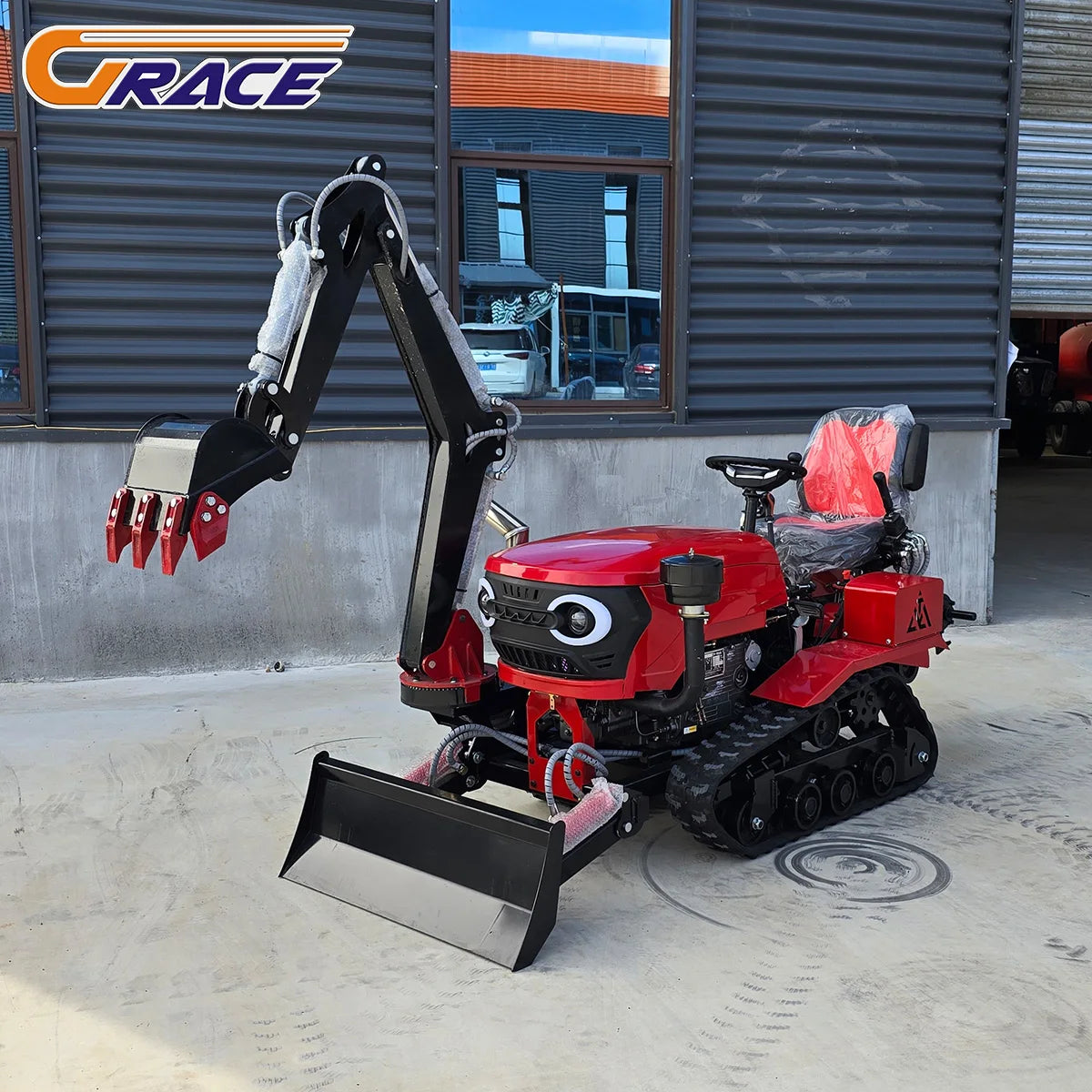 Customized 35HP Diesel Tractor with Hydraulic System for Heavy Duty Farm Operations Transport Jobs with Excavator for Sale