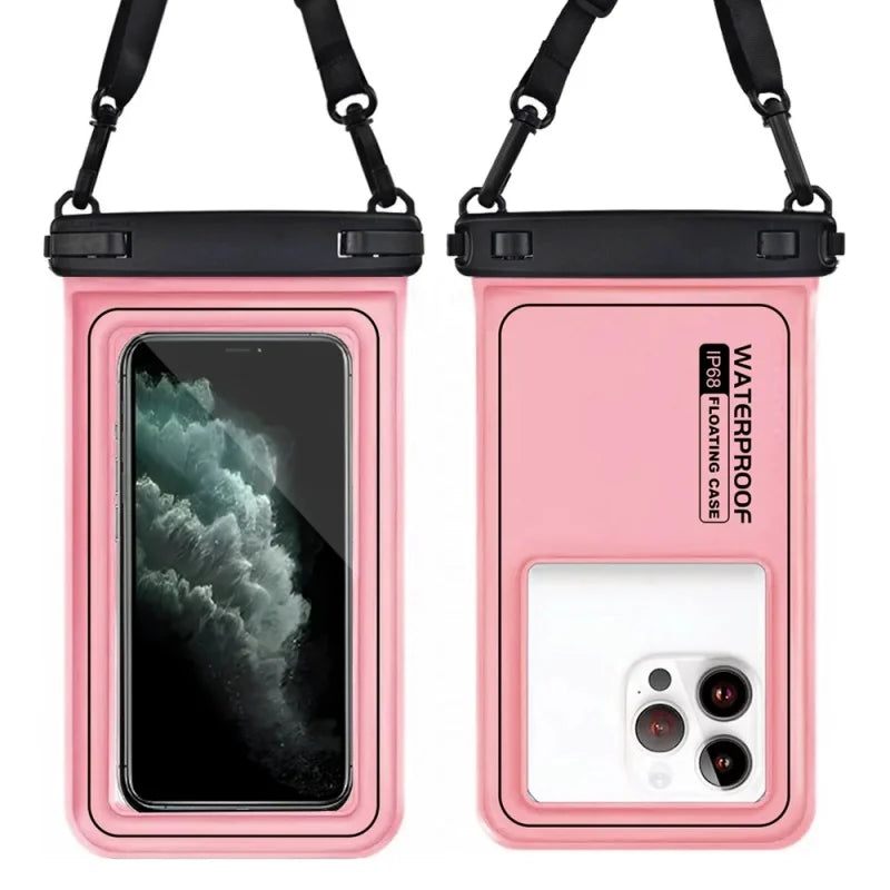WaveSafe Float — Waterproof Phone Pouch with Crossbody Strap