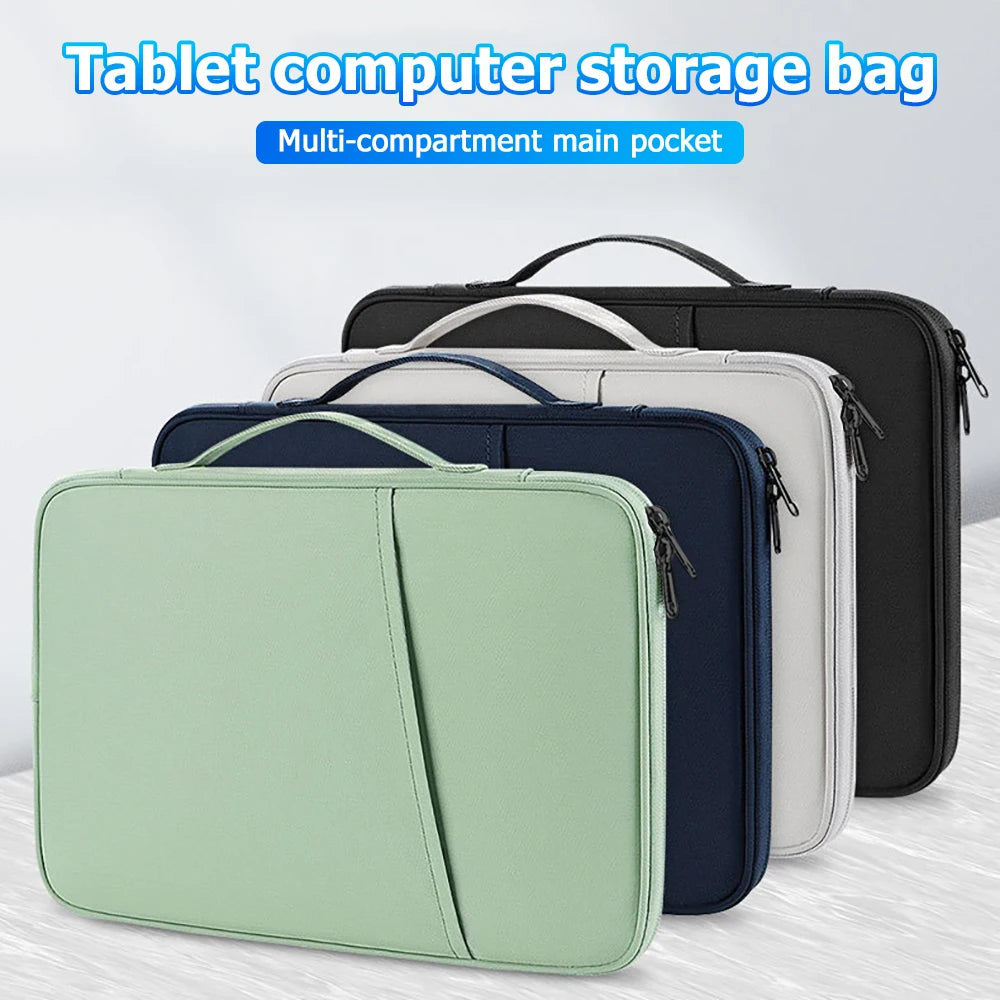 Waterproof Shockproof Handle Bags Tablet Sleeve Case for iPad Pro 13 12.9 Air 11 10.9 M4 I Pad 10 Gen Carrying Cover Accessories