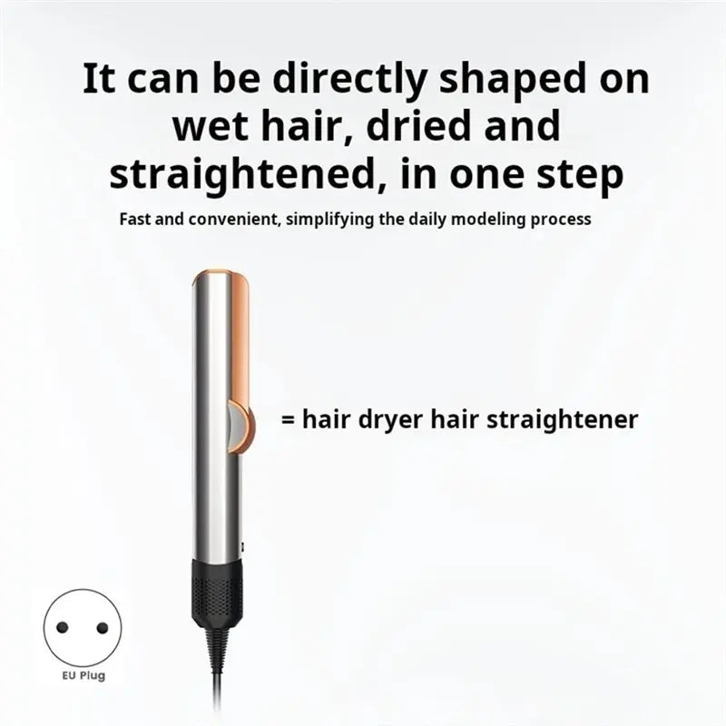 B64B-HT01 2-In-1 Hair Dryer Straightener, Wet And Dry Function, No Hair Damage, EU Plug