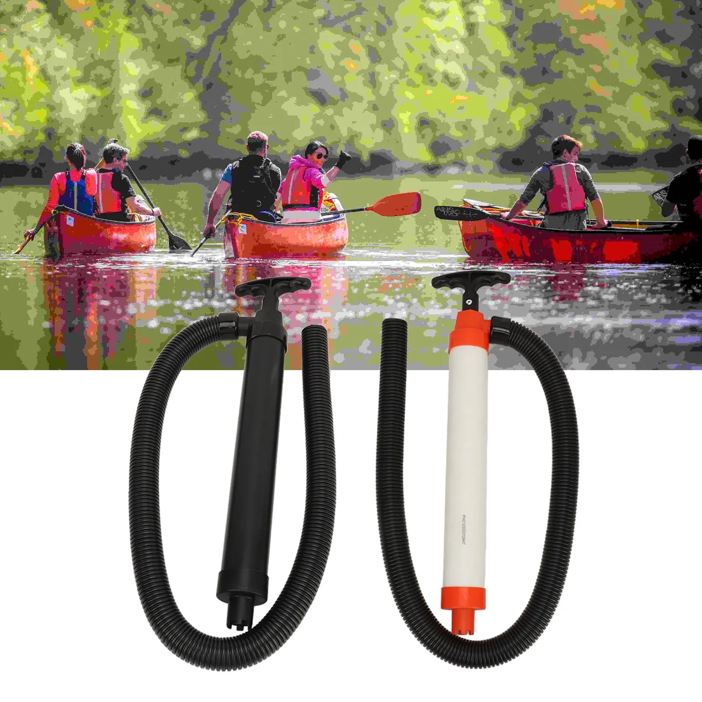 Hand Bilge Pump Manual Bilge Pump with Hose Portable Hand  for Yachts Fishing Boats Kayaks Speedboats Hand