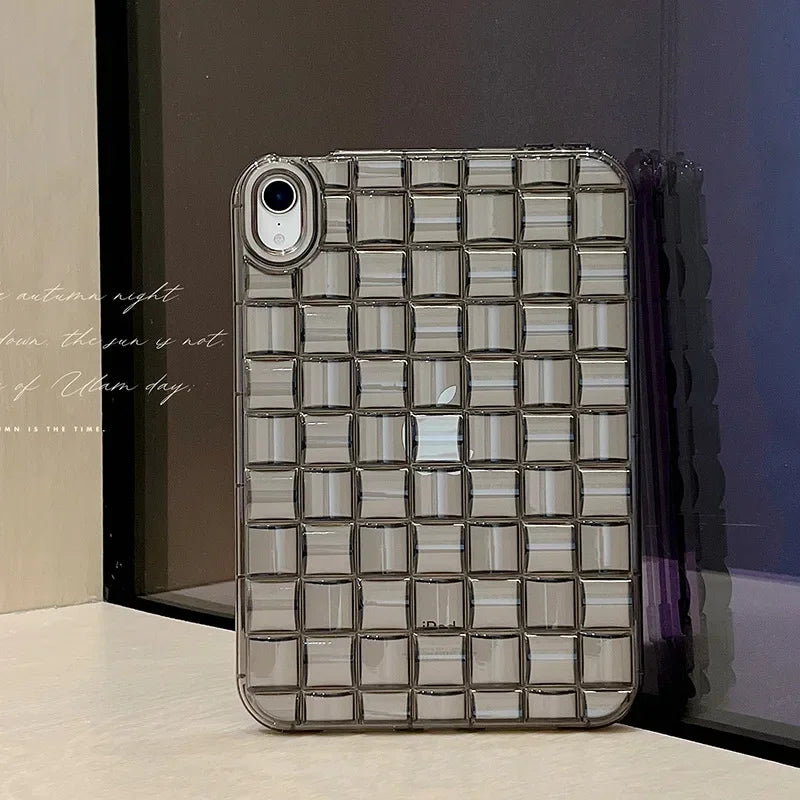 Tablet Case For iPad 2025 A16 Air Pro MINI Cases 3 4 5 6 7 8 9 10th 11th Generation 10.2 10.9 11 inch Ice Cube Clear Soft Cover