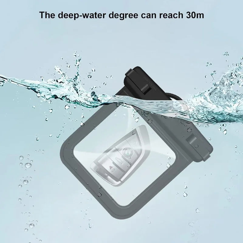 30M Underwater Waterproof Bags Pouch IPX8 Protection Small Items Dry Bag TPU Card Wallet Mini Waterproof Sack for Keys Wallet