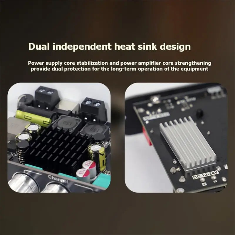 ABGI-T1001P Audio Player Mono 100W Bluetooth Lossless Sound Quality Stereo TWS Pairing Audio Amplifier