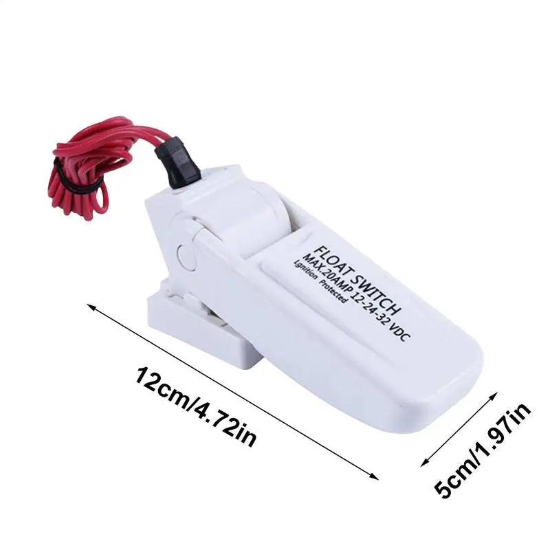 Bilge Pump With Float Button 12V Bottom Pump Float Button Float Button Automatic Waterproof Bilge Pump For Bilge Pumps Water
