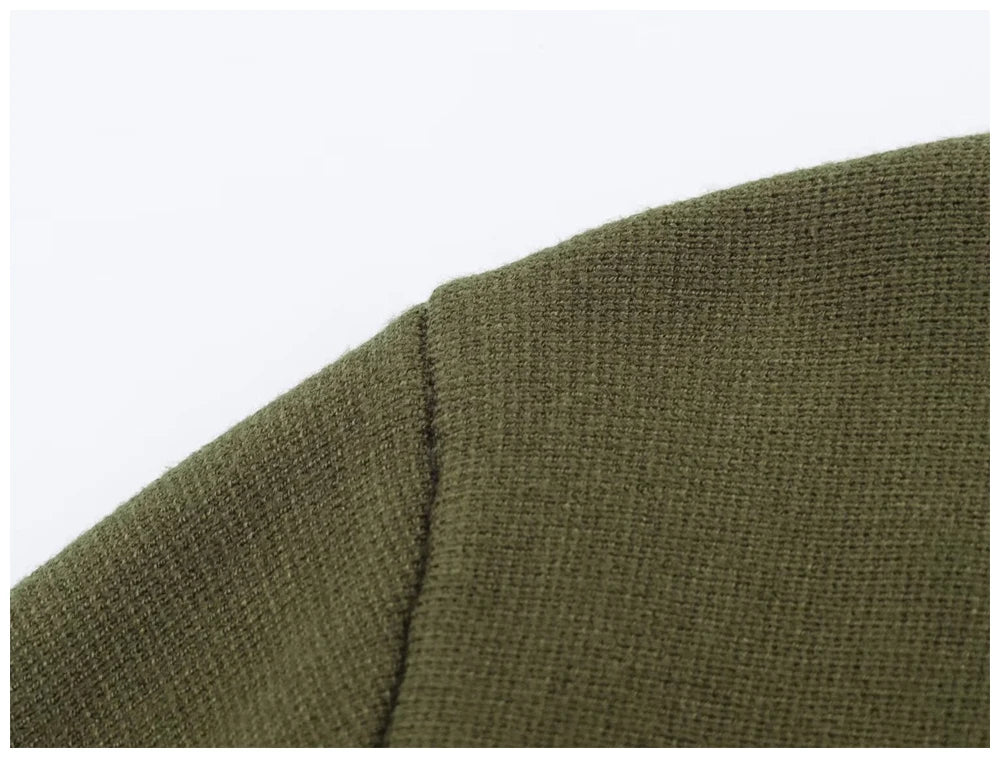 Woman Clothes Tops V Elegant Knit Cardigan For Women With V Neck Tie Waist And Flared Hem Autumn And Winter Workwear Top