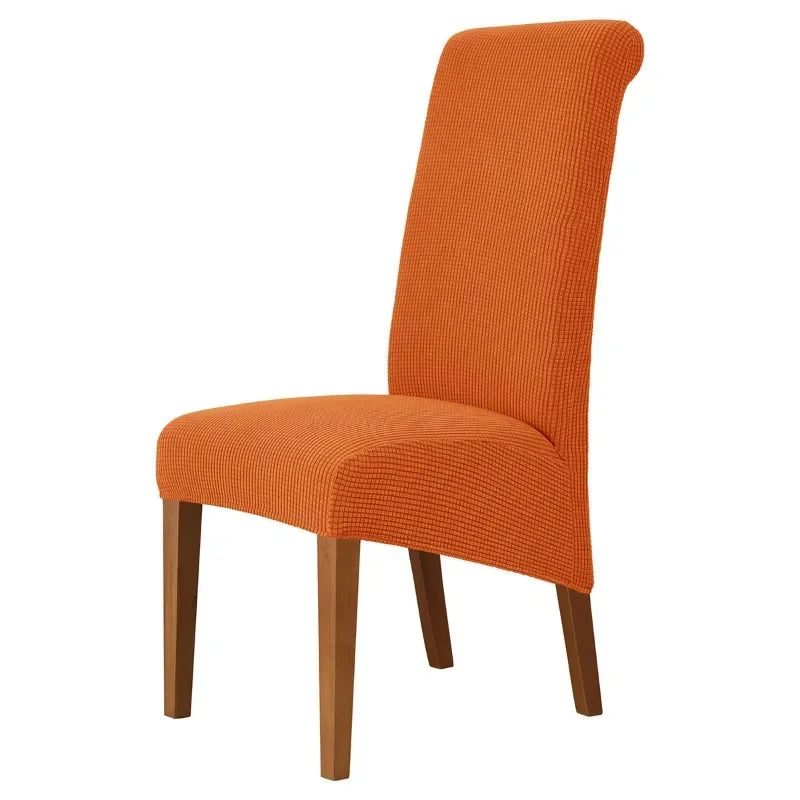 Large Size Banquet Adjustable Chair Cover Jacquard Chairs Spandex Cover Seat Covers for High Back Chairs Dining Room Hotel Home