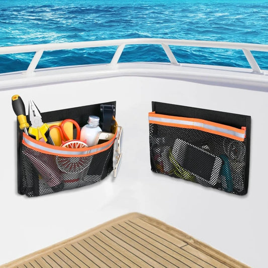Boat Storage Accessories Closable Reflective Self-Adhesive Decking Universal Storage Bag Ocean Storage Ship Tools Accessories