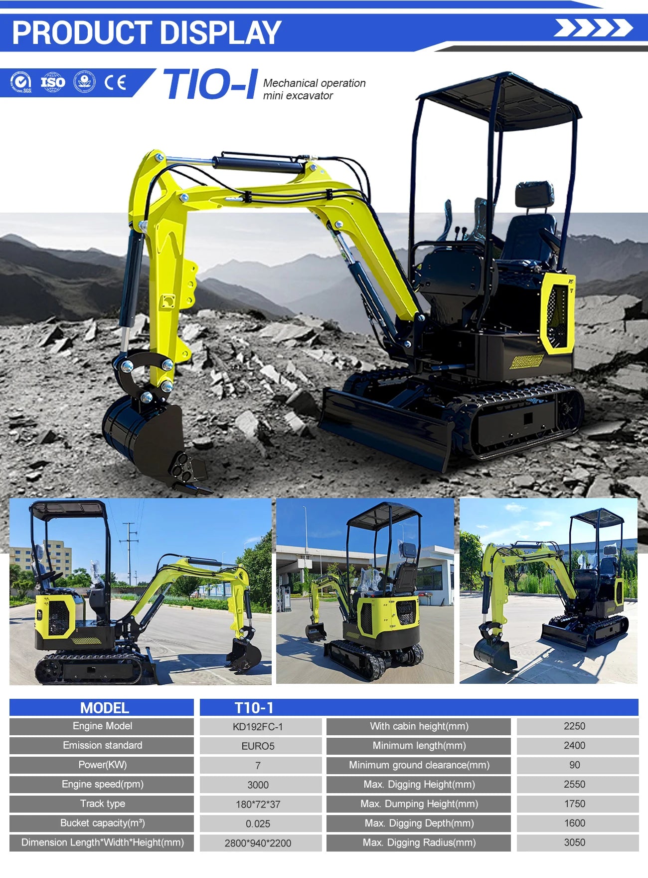 Hot sale Mini Excavator 1.8 Ton EPA Farm New Crawler Digger Kubota Engine Small Excavators 1 Ton 1.5 Ton Machine