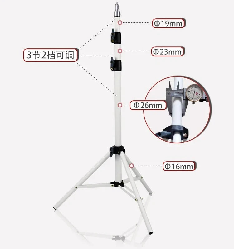 1.7m tripod photography light stand bracket studio light flash soft light stand mobile phone live video photo stand