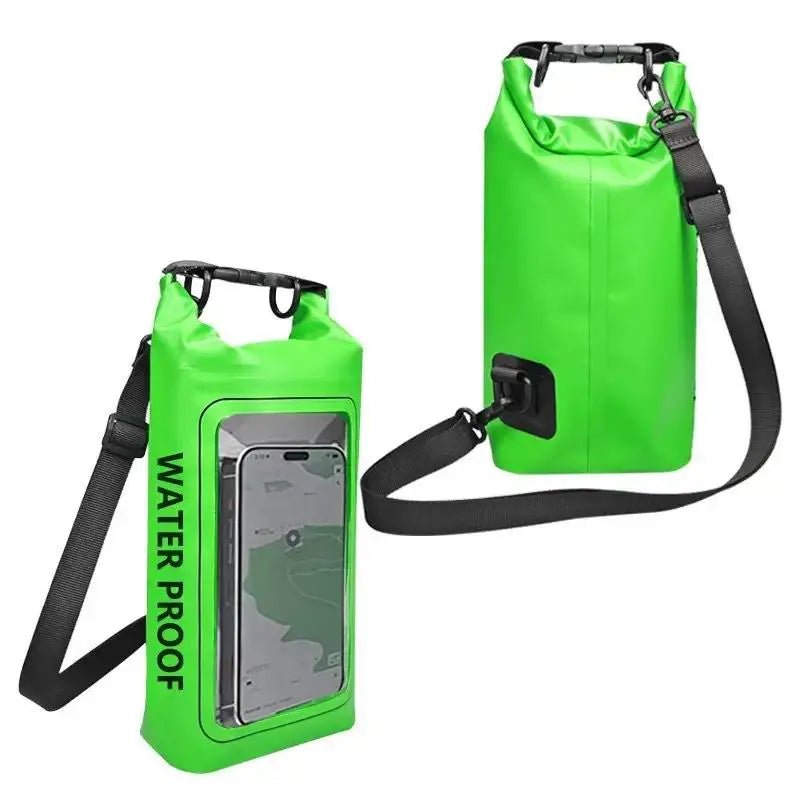 2L PVC Swimming Waterproof Bag Universal Waterproof Phone Cases Bag For Trekking Drifting Rafting Surfing Boating Storage Bag