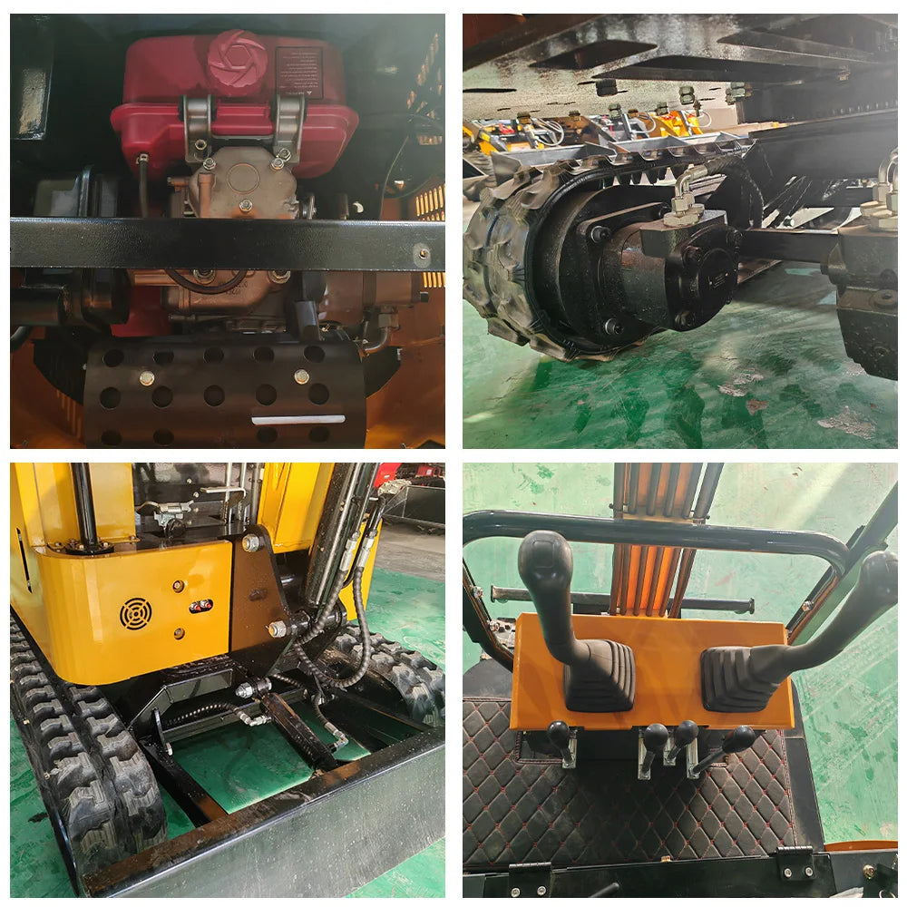 Free Shipping 2 Ton Hydraulic Excavator Agriculture Micro Digger Euro5 Hydraulic Crawler Mini Excavator 1.8 Ton For Farm Garden