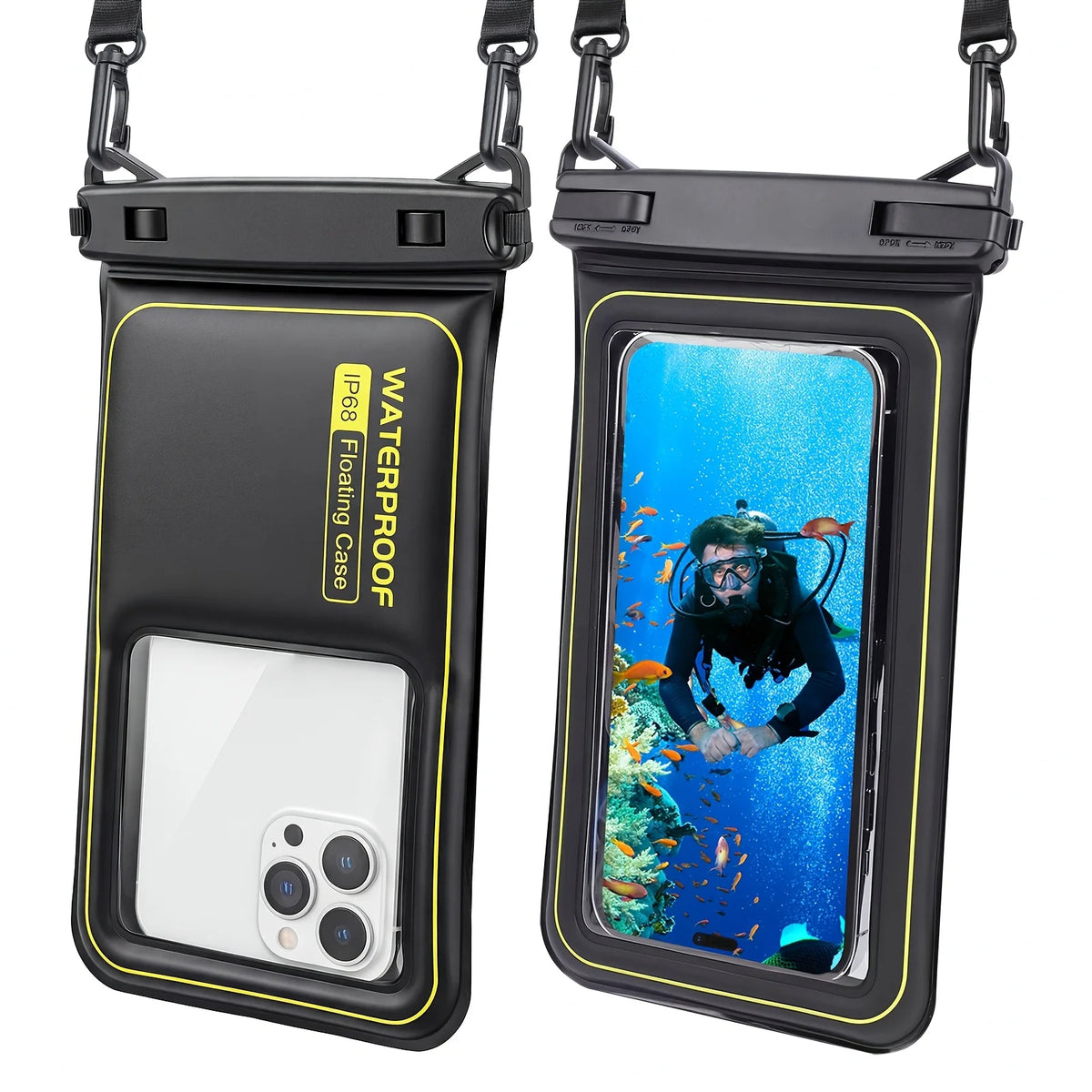 SplashGuard Pro – Waterproof Phone Pouch with Safety Tether