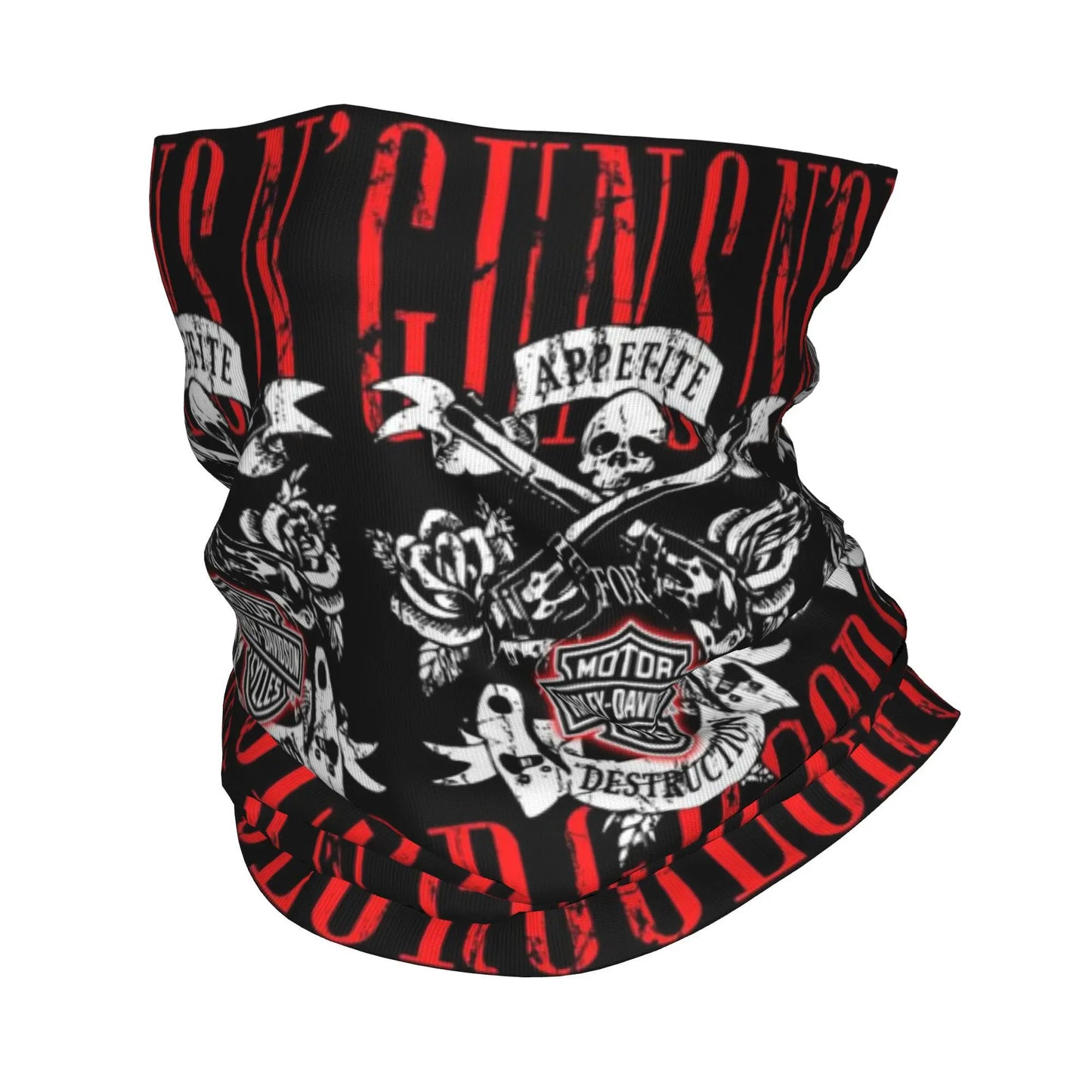 Guns N Roses Bandana Neck Cover Printed Mask Scarf Multi-use Headband Outdoor Sports Unisex Adult Windproof