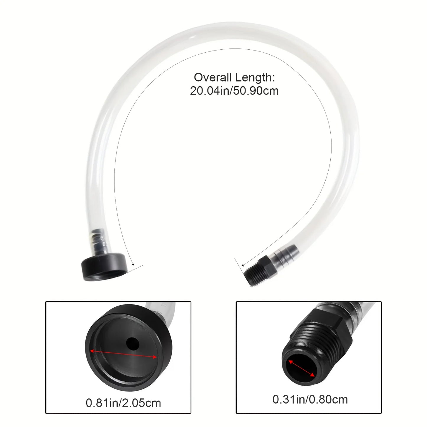 1 Sets Boat Bleed Kit Hydraulic Steering System Tube Hose Filler Tube Marine Accessories for Seastar Hydraulic Helm