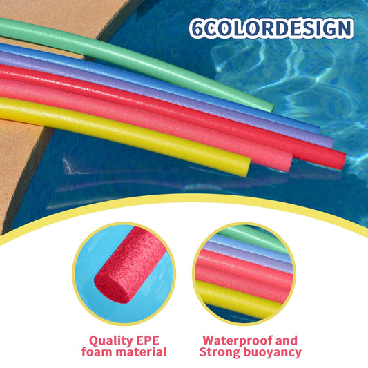 Swimming Pool Noodle Float Aid Swim Noodles Ring Foam Buoyancy Stick Useful For Kids Adult Pool Accessories Floating Foam Tube