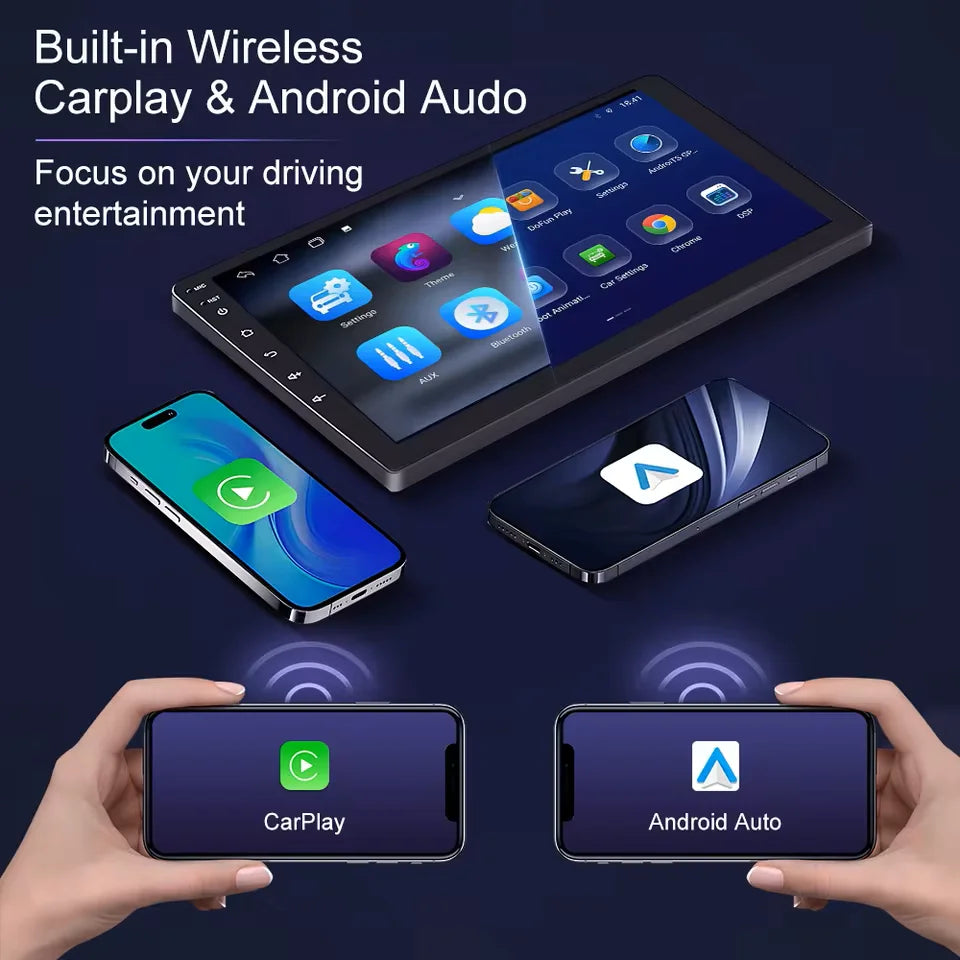 Car Radio Android 15 Carplay Auto For Audi A3 8P 2003-2013 2din Multimedia Player GPS Navigation Audio Stereo DSP Camera 5G BT