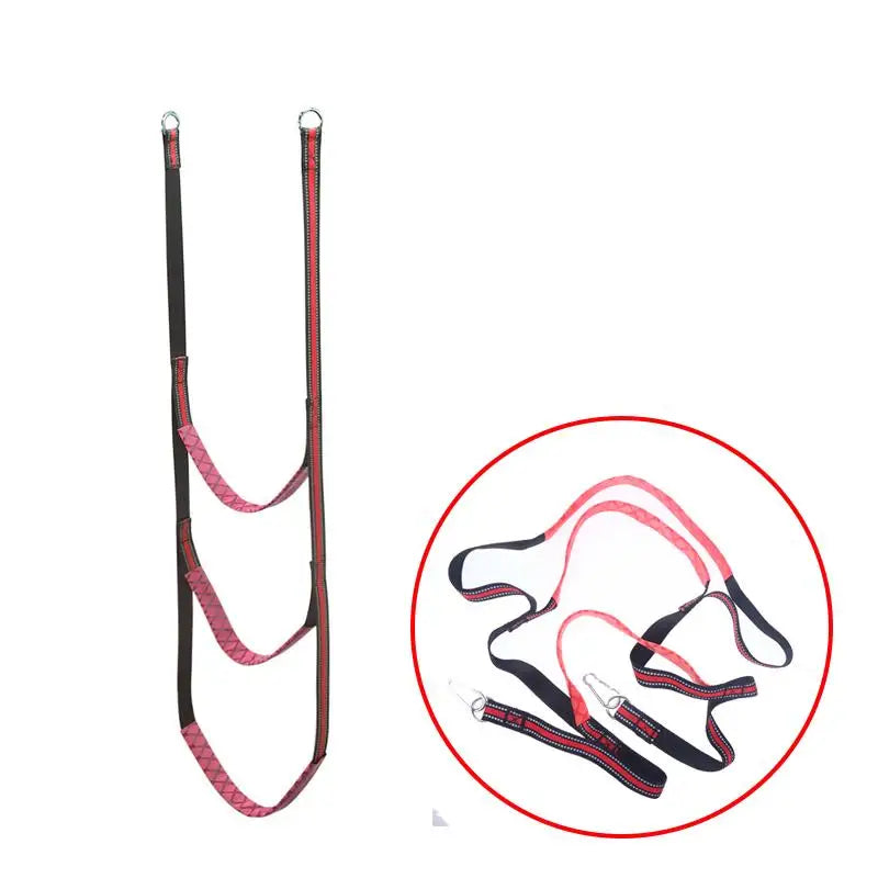 Launching Ladder Nylon Boat Rope Ladder Folding Auxiliary Marine Rope 3 Step Portable Rope Boarding Ladder For Inflatable Boat