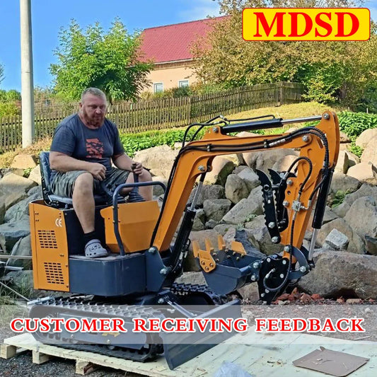 New 1.2 Ton Excavator Long Arm 1500 Kg Crawler Micro Digger With Attachment High-Quality Mini Excavator For Kubota DDP Shipping